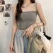 Women's Clothing Solid Color Camisole Vest For Women Outerwear With Chest Pads Integrated Anti Sagging Inner Wear Gathered Tube Top Underwear_ecoleips.com