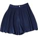 K High Waisted Slimming Pleated Casual Fashion Pleated Ruffle Edge Shorts Spicy Girl Pants Skirt Pants Women_ecoleips.com