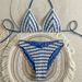 Women's Clothing Two Piece Bikini Swimsuit Textured Fabric Sexy Style For Vacation Fits True To Size_ecoleips.com