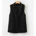 Women's Clothing Fashionable and stylish suit vest for women, spring and autumn outerwear, trendy design, niche and versatile fashion_ecoleips.com