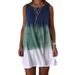 2024 Summer Foreign Trade Independent Station Women's Fashion New Cross-Border Tie-Dye Sleeveless Simple Vacation_ecoleips.com
