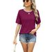 Aria Basics Aria Basics European And American Cross-border Foreign Trade Clothing 2025 Spring-summer New Loose Ribbed Patchwork_ecoleips.com