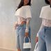 Women's Clothing Lace T Shirt Jumpsuit Round Neck Long Sleeve Irregular Top Summer Fashion Street Style_ecoleips.com