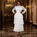 Women's Clothing New See Through Sleeves Half High Collar Lace Skirt Party Banquet Elegant Style Dress Dresses_ecoleips.com