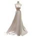 Women's Clothing Strapless Light Wedding Dress Simple Satin Wedding Main Dress Bride Thank You Banquet Welcome Out Dress White Small Tail Dress_ecoleips.com