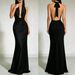Summer Halter Neck Backless Satin Evening Dress for Women Sexy Party Bridesmaid European And American Style Cross Border 2026_ecoleips.com