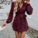 DiYun 2024 Autumn/Winter Foreign Trade European And American Women's Fashion Elegant Color-Block Print_ecoleips.com