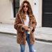 Trendy Leopard Print Faux Fur Coat – Plush, Warm & Stylish Winter Coat For Women_ecoleips.com