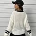 Women's Clothing Autumn And Winter Pullover Sweater Two Piece Loose V Neck Long Sleeved Knitted Sweater Women's Tops_ecoleips.com