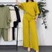 Women's Clothing Fashion Casual Loose Short Sleeved Suit_ecoleips.com