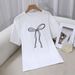 Women's Casual round Neck Short Sleeve T-Shirt Multi-Color Solid Loose Printed Fashion Top for Spring/Autumn & Summer_ecoleips.com