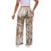 2025 Autumn New Cross-Border Printed Fashion Workwear Casual Loose Straight Mid-Waist High-Quality Women's Denim Pants_ecoleips.com