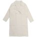 Women's Oversized Long Cardigan - Soft Faux Shearling Open Front Coat, Elegant Loose Knit Sweater For Fall & Winter_ecoleips.com