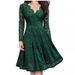 Christmas Women's Autumn And Winter Skirts, Lace Dresses, Long Sleeves, And Underneath With A Base Skirt_ecoleips.com