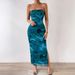 AC869 European And American Cross-border Foreign Trade New Style Strapless Off-shoulder One-line Neckline Sexy Fashion_ecoleips.com