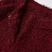 Fall Women's Boho Fringe Knit Cardigan – Long Sleeve Round Neck Polyester Open Front Sweater (S-L, Oversized Fit, Wine Red, Streetwear Chic)_ecoleips.com