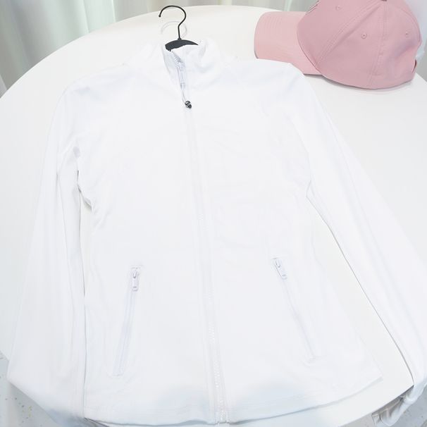 The Third Generation Of Netless DF Jacket Is A Thin Women's Sports And Leisure Stand-up Collar Yoga Suit With High Elasticity And Breathability_ecoleips.com