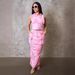 Women's Clothing Sexy Loose Printed Hooded Workwear Pocket Sleeveless Vest Slit Skirt Suit_ecoleips.com