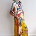Women's Clothing Fashion Personality Printed Short Sleeved Color Matching Holiday Leisure Tether Suit_ecoleips.com