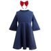 Halloween Costume Cos Cosplay Anime Little Witch House Rush Kiki Dress Schoolbag Stage Play Costume_ecoleips.com