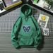 New Trendy Plus Size Women's Loose Casual Versatile Printed Fleece Pullover Hoodie For Spring, Autumn, And_ecoleips.com