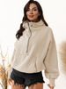 Aria Basics New Arrival Hooded Sweatshirt European And American Women's Fashion Trendy Brand Sports Hoodie Zipper Drawstring_ecoleips.com