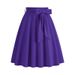 Women's Retro Hepburn Pocket Bow Skirts European American Style Belts Cross Border E Commerce Top Selling Item Amazon Clothing_ecoleips.com