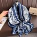 Women's Clothing Turkish Silk Scarf For Women Long Brocade Satin Imitation Sun Protection Shawl Muslim Fashion_ecoleips.com
