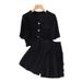 Women's Clothing Summer New French Short Sleeved Two Piece Suit High End Wear Shorts Fashion Suit Women's Trend_ecoleips.com