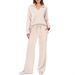 2025 European And American Autumn Winter New Fashion Casual Women's Sleeve Drawstring Solid Color Commuter Long_ecoleips.com