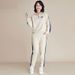 Women's Clothing Middle Aged And Elderly Ladies Large Size Fashion Casual Sports Suit Sweater Two Piece Suit Stylish Age Reducing Mother's Wear_ecoleips.com