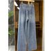 Women's Clothing With A Sense Of Temperament Women's Heavy Duty Wide Leg Jeans_ecoleips.com