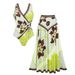 Elegant Long-Sleeve Rash Guard Swimsuit – UPF 50+ Sun Protection One-Piece With Slimming Digital Print_ecoleips.com
