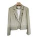 25 Autumn New Style Solid Color Suit Jacket, Elegant Commuting Slim-Fit Fashionable Versatile Long-Sleeve Blazer, Light_ecoleips.com