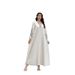 Modest Abaya Dress Muslim Ladies V Neck Embroidered Tassel Robe Abaya Temperament Arabic Dress For Women Middle East Style_ecoleips.com