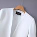 cross-border Foreign Trade Supply 2024 Spring New European And American Style Slit Design Blazer-style Cape Coat_ecoleips.com