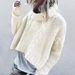 Women's Clothing Long Sleeve Pullover High Neck Cable Knit Sweater Oversized High-Neck Cable Knit Sweater – Chunky Cotton-Blend Pullover (S-XL)_ecoleips.com