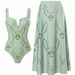 Women's Hollow-Out One-Piece Swimsuit – Laser-Cut Design & Sexy Cover-Up (Trendy Summer Swimwear)_ecoleips.com