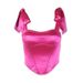 Satin Summer Wrap Top For Women | Backless Crisscross Tie-Up Bustier Cami In Yellow, Black, Hot Pink_ecoleips.com