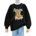 Women's European Style Fleece Lined Thickened Sweatshirt Top Niche Design High-End Autumn Outerwear Dopamine Inducing_ecoleips.com