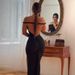 Summer Off Shoulder Backless Sexy Bodycon Dress For Women Braided Detail Lace Up Summer Casual Party Dress_ecoleips.com