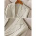 2025 New Cross-Border European And American Style Beige Women's Lightweight Blazer_ecoleips.com