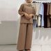 Women's Fashion 2 Piece Set 2025 Spring New Muslim Casual Suit_ecoleips.com