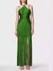 Women Sexy Backless Tassel Green Ankle Bodycon Bandage Dress Celebrity Elegant Evening Club Luxury Birthday Party Outfit OZ8S_ecoleips.com