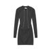 2025 European And American Style Backless Chain Round Neck Long Sleeved Wrap Buttocks TightShortSkirtRetroNostalgic French Dress_ecoleips.com