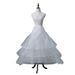 Elegant Wedding Petticoat Crinoline With Hoop Skirt, White Lolita Cosplay Dress Puffy Underskirt For Bridal Gown & Stage Performance_ecoleips.com