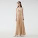 Verve French Style Backless Socialite Elegant Evening Strap For Women 2025 Summer Light Niche Party Pleated Dress_ecoleips.com