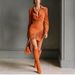 Western Cowboy Style Suede Fur Coat With Long Sleeves And Trousers_ecoleips.com