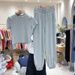 Women's Korean Style Two-Piece Set - Casual Tweed Short Sleeve Top And Shorts For Spring Summer Fashion_ecoleips.com