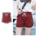 Women's High-Waisted Wide-Leg Athletic Shorts Summer Loose Fit Running Fitness Outerwear plus Size Casual Home Wear Sleepwear Slimming_ecoleips.com